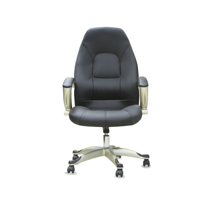 beautiful black leather ergonomic office chair